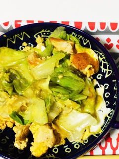 レタスと鶏肉の卵炒め-レシピのメイン写真