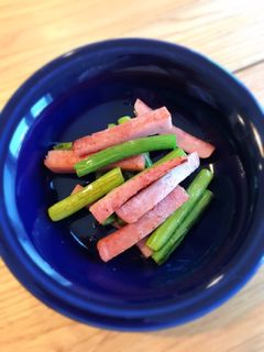 簡単☆にんにくの芽とスパム炒め-レシピのメイン写真