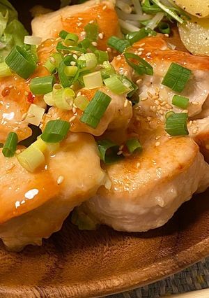 鶏むね肉のチリマヨ*+-レシピのメイン写真