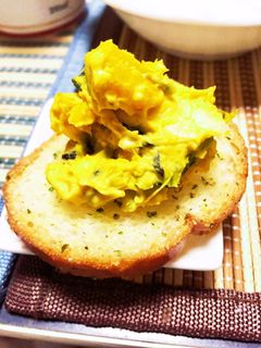 かぼちゃ煮 リメイク かぼちゃサラダ-レシピのメイン写真