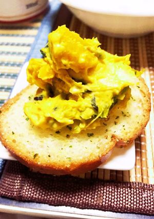 かぼちゃ煮 リメイク かぼちゃサラダ-レシピのメイン写真