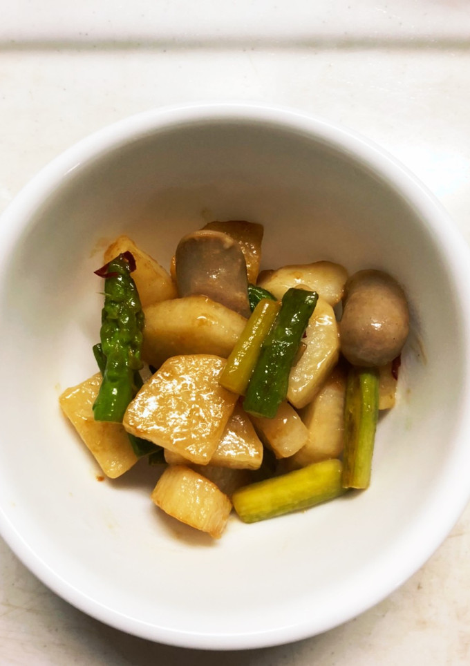 ながいもとウインナーのぽん酢炒め-レシピのメイン写真