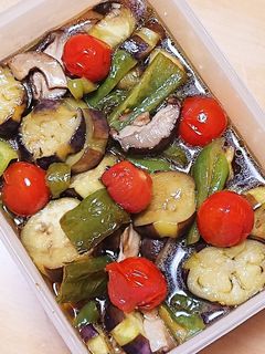 ポンの夏野菜の焼き浸し-レシピのメイン写真