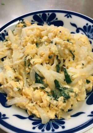 大根と大葉の卵炒め-レシピのメイン写真