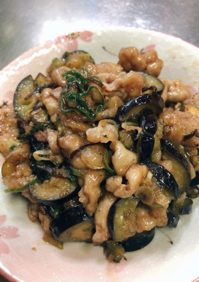 なすと豚肉の塩昆布生姜炒め-レシピのメイン写真