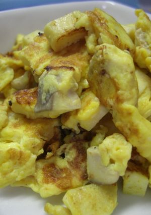 エリンギと卵のニンニク風味炒め-レシピのメイン写真