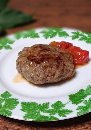 ハンバーグ(塩こうじと黒酢ソース味)♪♪-レシピのメイン写真
