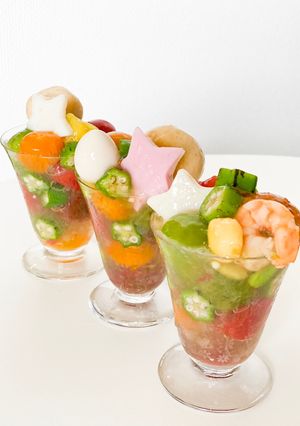 市販の冷やしおでんパフェ^_^に変身！-レシピのメイン写真