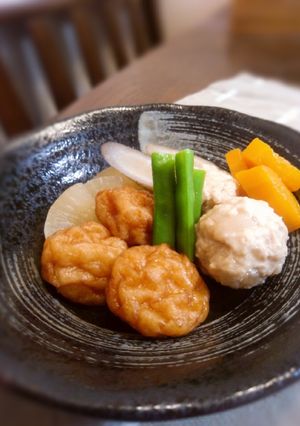 ＊揚げボールと鶏つくねの可愛い煮物＊-レシピのメイン写真
