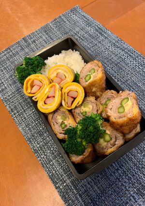 アスパラチーズかつ　2020/07/01-レシピのメイン写真