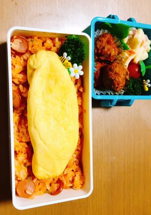 20200701中学2年男子お弁当-レシピのメイン写真