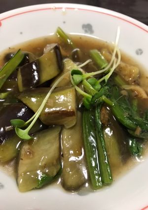 ★簡単★ナスと小松菜の炒め煮-レシピのメイン写真