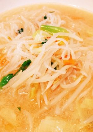 白滝で味噌ラーメン☆味噌白ーメン-レシピのメイン写真