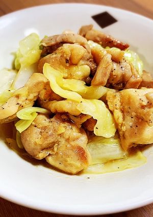 鶏肉のにんにくマヨポン炒め-レシピのメイン写真