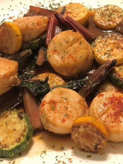 香川県小豆島の夏野菜でホタテのバター炒め-レシピのメイン写真