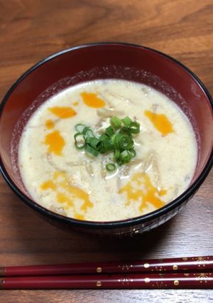 【簡単】ピリ辛ごま豆乳スープ-レシピのメイン写真