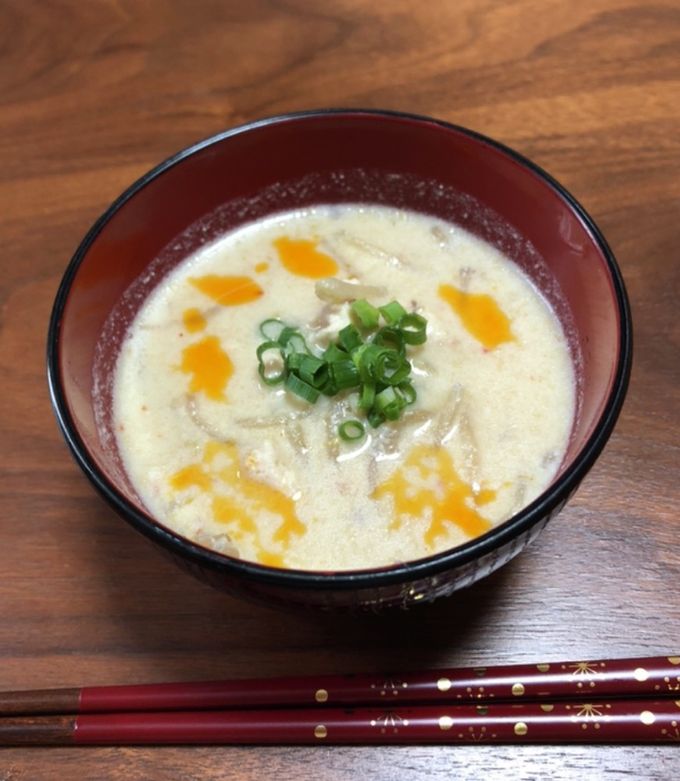 【簡単】ピリ辛ごま豆乳スープ-レシピのメイン写真