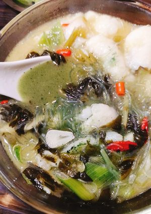 翡翠酸菜魚（ヒスイスワンチャイユィー）-レシピのメイン写真