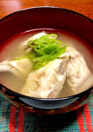 たまにはお魚で＊皮はぎの味噌汁-レシピのメイン写真