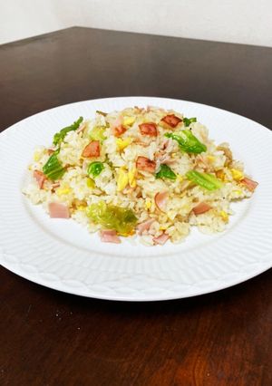 ごま油香る♡レタスチャーハン-レシピのメイン写真