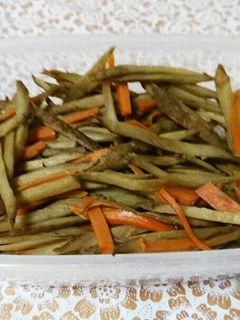 きんぴらごぼうの煮物-レシピのメイン写真