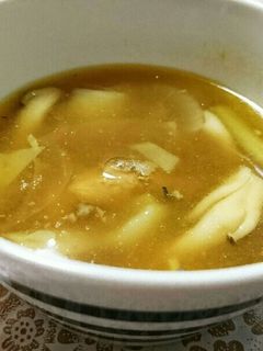 サバ水煮缶汁のカレースープ-レシピのメイン写真
