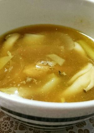 サバ水煮缶汁のカレースープ-レシピのメイン写真
