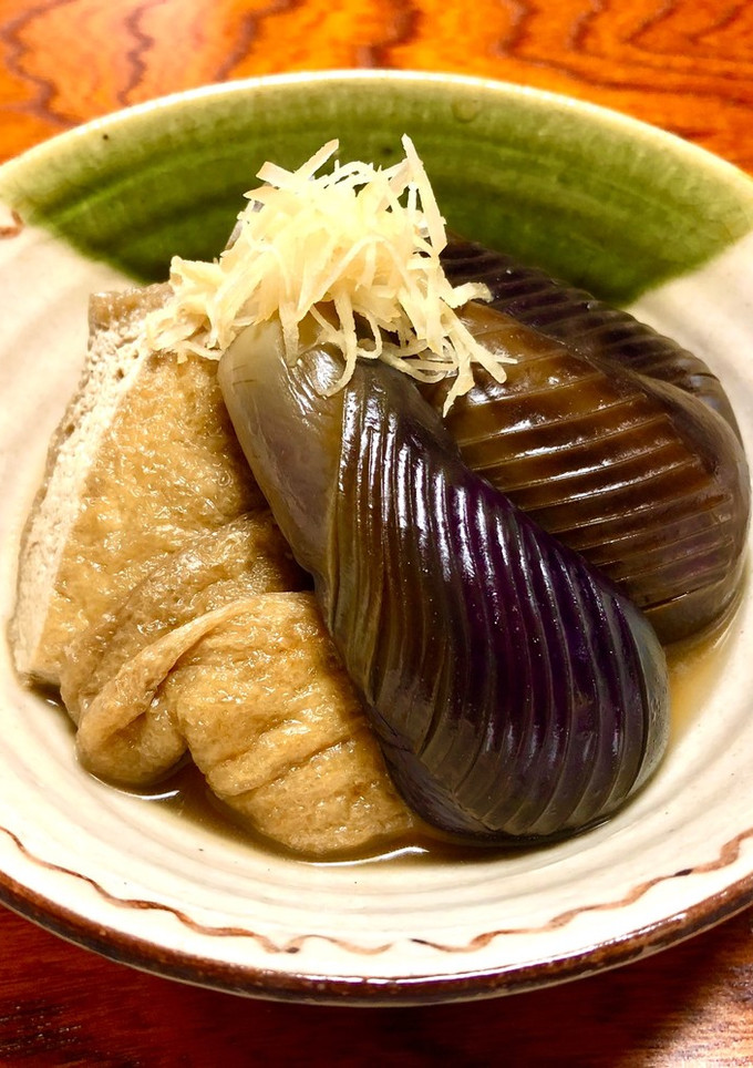 茄子と油揚げの煮物(煮浸し)-レシピのメイン写真