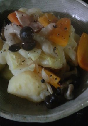 野菜いっぱい煮－糖尿高血圧でもおいしい-レシピのメイン写真
