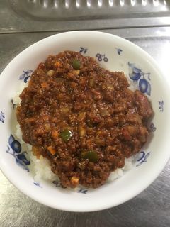 ★レンヂでキーマカレー-レシピのメイン写真