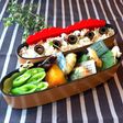 作り置きおかずでパンダ弁当 詰め方