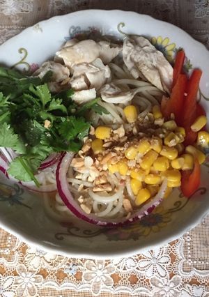 タイ風エスニック冷しうどん-レシピのメイン写真