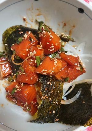 サーモン丼【覚書】-レシピのメイン写真