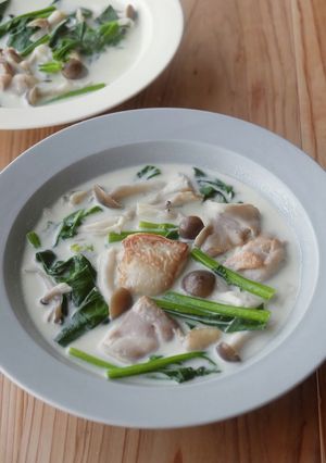 簡単♪鶏肉と野菜のミルクスープ-レシピのメイン写真