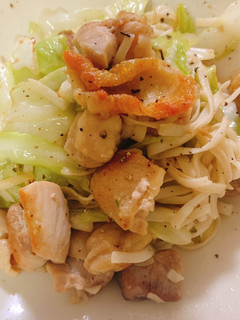糖質ゼロ麺◎塩チキンキャベツ-レシピのメイン写真