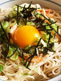 ひとりランチに!キムマヨ素麺-レシピのメイン写真