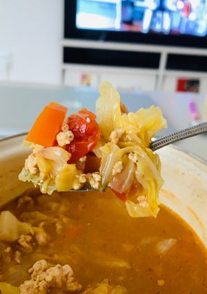 簡単すぎる！チキンキャベツスープ-レシピのメイン写真