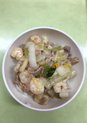 【保育園給食】中華丼-レシピのメイン写真