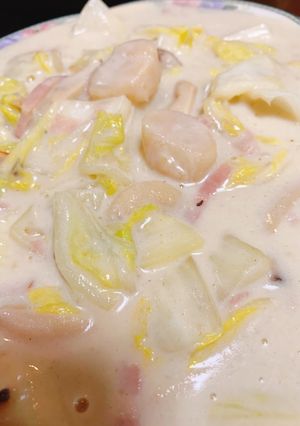 簡単♪白菜のクリーム煮-レシピのメイン写真