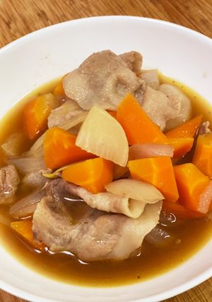 焼肉のタレで☆カブと豚肉のゴロゴロ煮-レシピのメイン写真