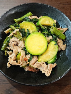 豚肉と野菜の中島菜塩炒め-レシピのメイン写真
