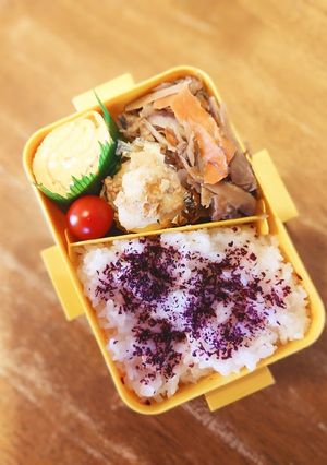 牛肉とゴボウの甘辛煮弁当-レシピのメイン写真