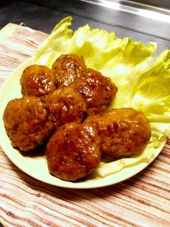 照り焼き・鶏つくねハンバーグ-レシピのメイン写真