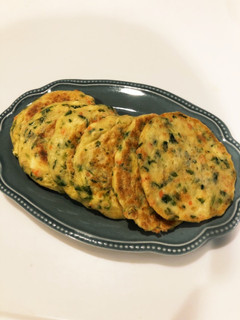 離乳食後期!カンタン米粉のお好み焼き-レシピのメイン写真