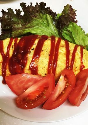 カレー粉が決め手　本格オムライス-レシピのメイン写真