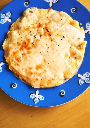 おからピザ ダイエット♫混ぜて焼くだけ -レシピのメイン写真