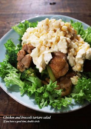 鶏肉とブロッコリーのタルタルホットサラダ-レシピのメイン写真