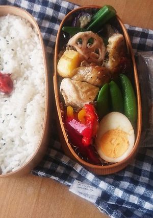 お弁当★ガーリックチキン★レモンバジル-レシピのメイン写真