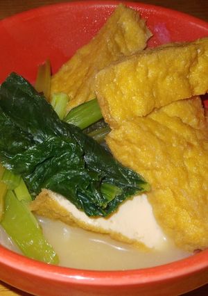 小松菜と厚揚げ煮-レシピのメイン写真