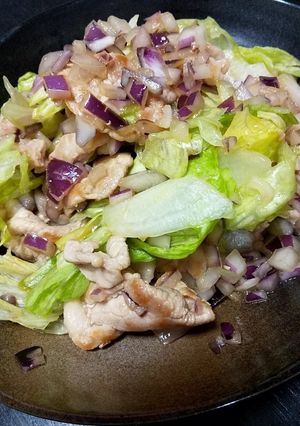 豚肉と玉ねぎのポン酢-レシピのメイン写真